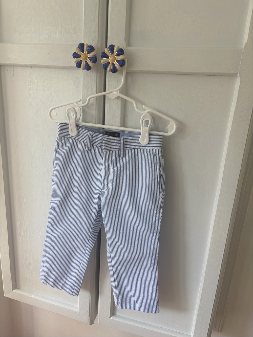 Crewcuts Striped Blue Kids Seersucker Pants size 2T